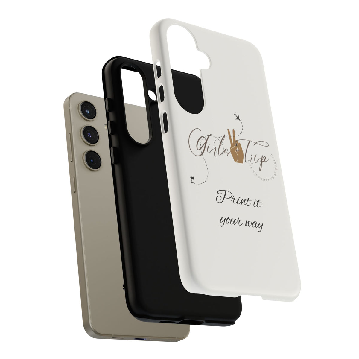 Personalized Girls Trip Phone Case – Custom Group Gift