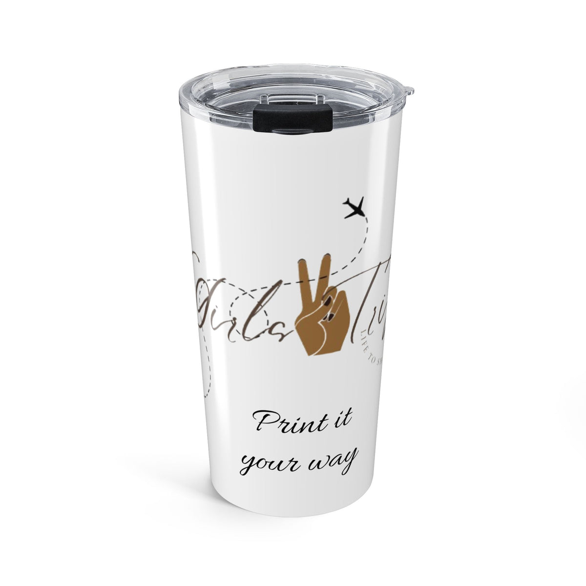 Personalized Girls Trip 20oz Tumbler – Travel Cup