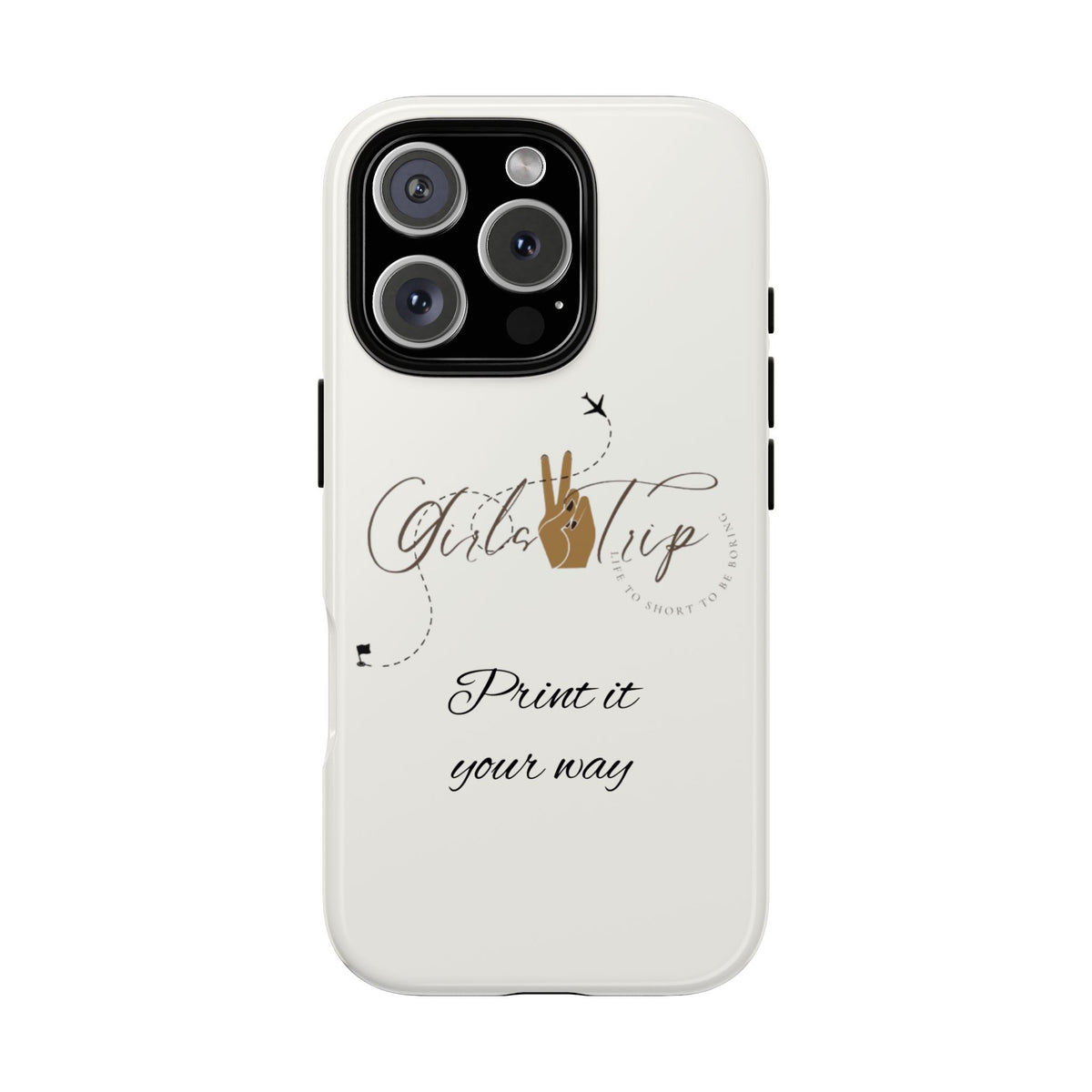 Personalized Girls Trip Phone Case – Custom Group Gift