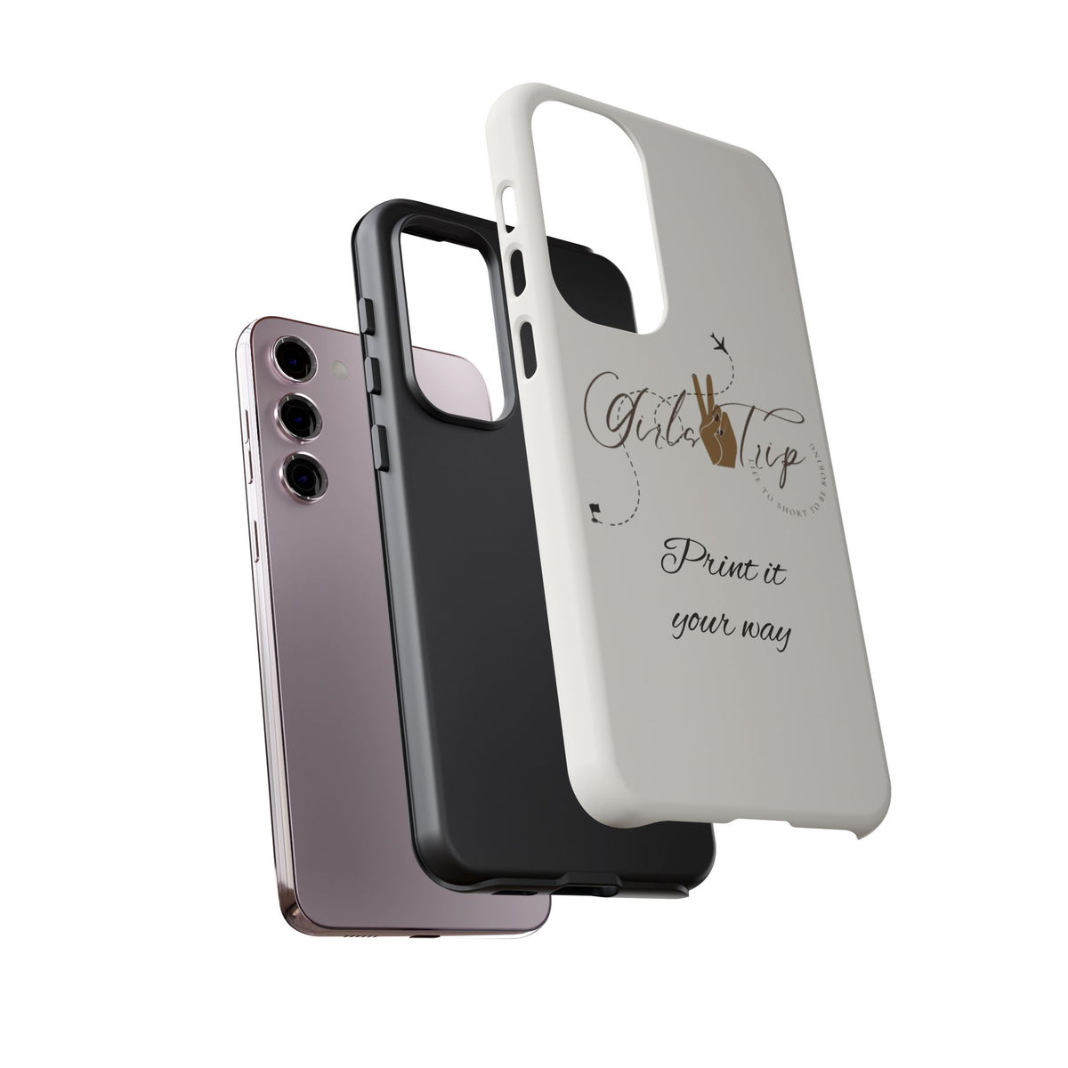 Personalized Girls Trip Phone Case – Custom Group Gift