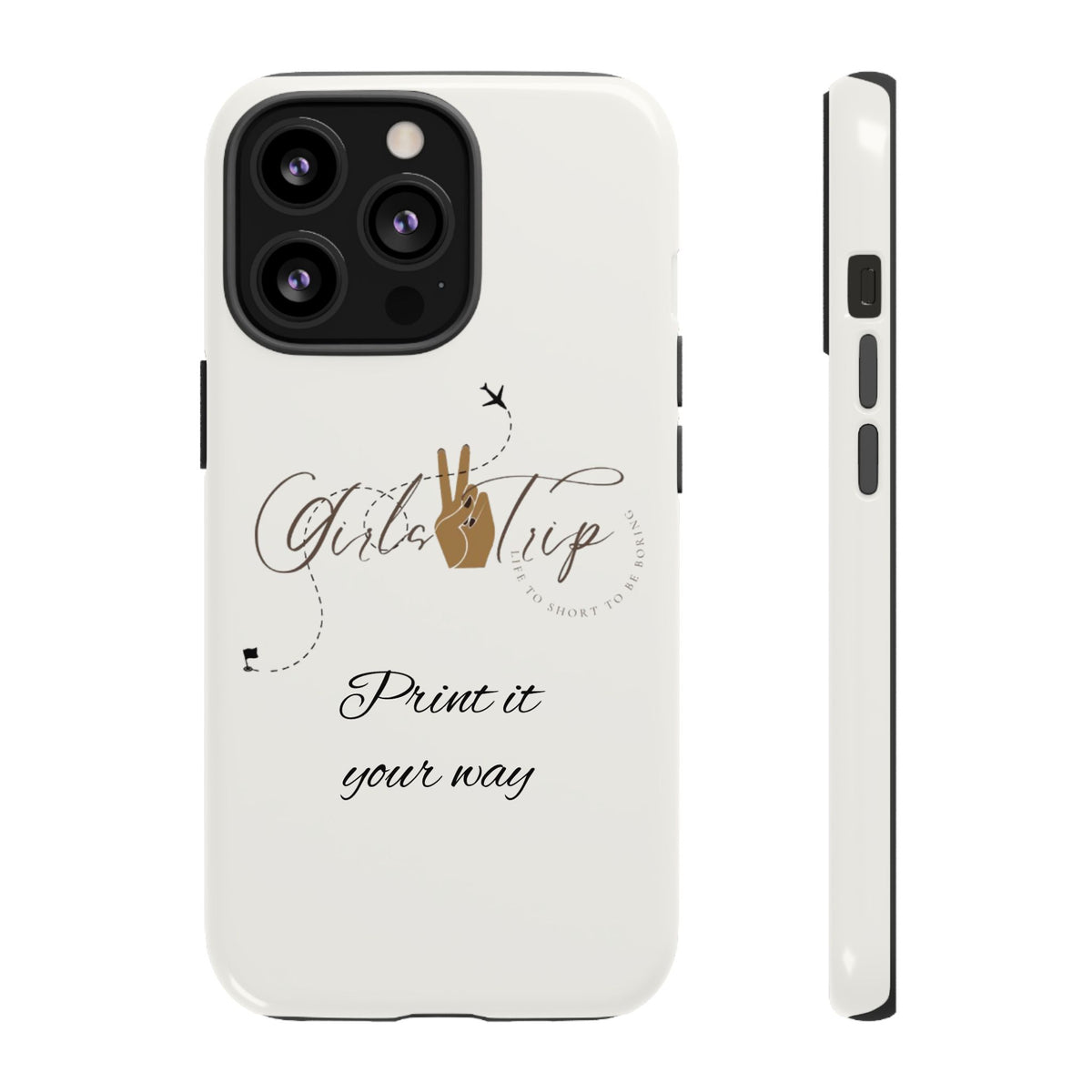 Personalized Girls Trip Phone Case – Custom Group Gift