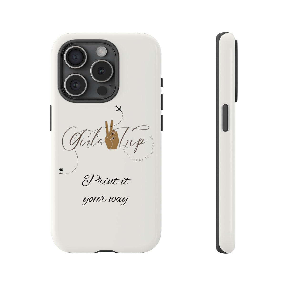 Personalized Girls Trip Phone Case – Custom Group Gift
