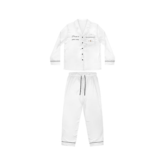 Personalized Girls Trip Satin Pajamas – Women’s Matching PJ Set