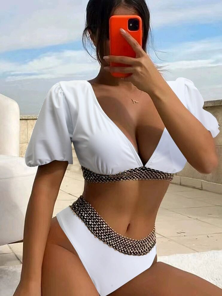 Two-piece High-waisted Swimsuit