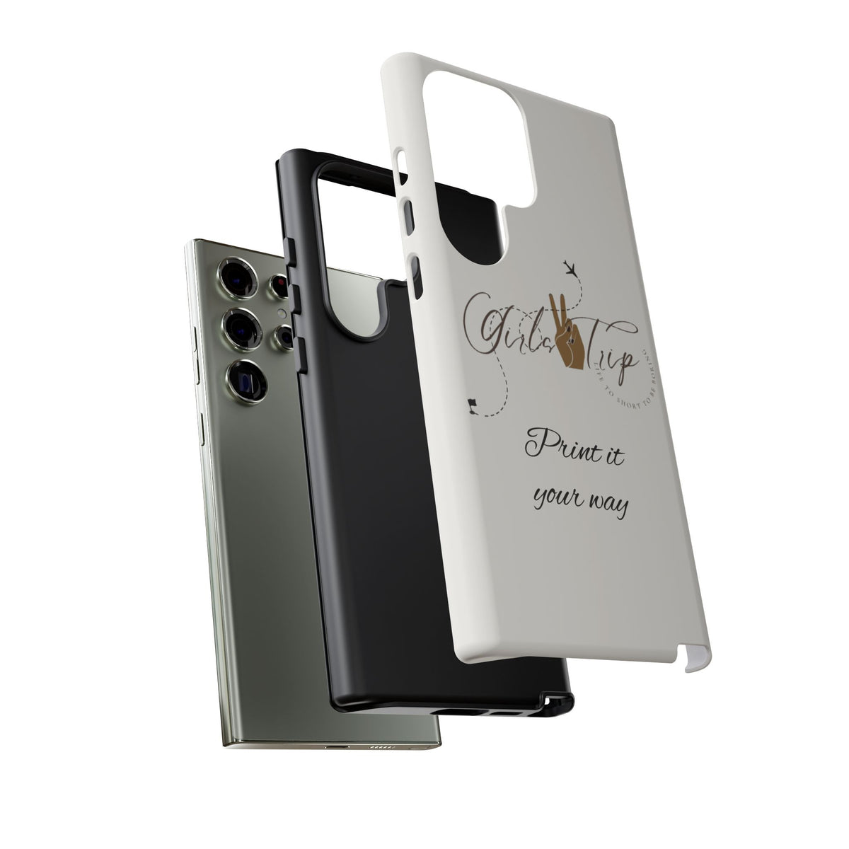 Personalized Girls Trip Phone Case – Custom Group Gift