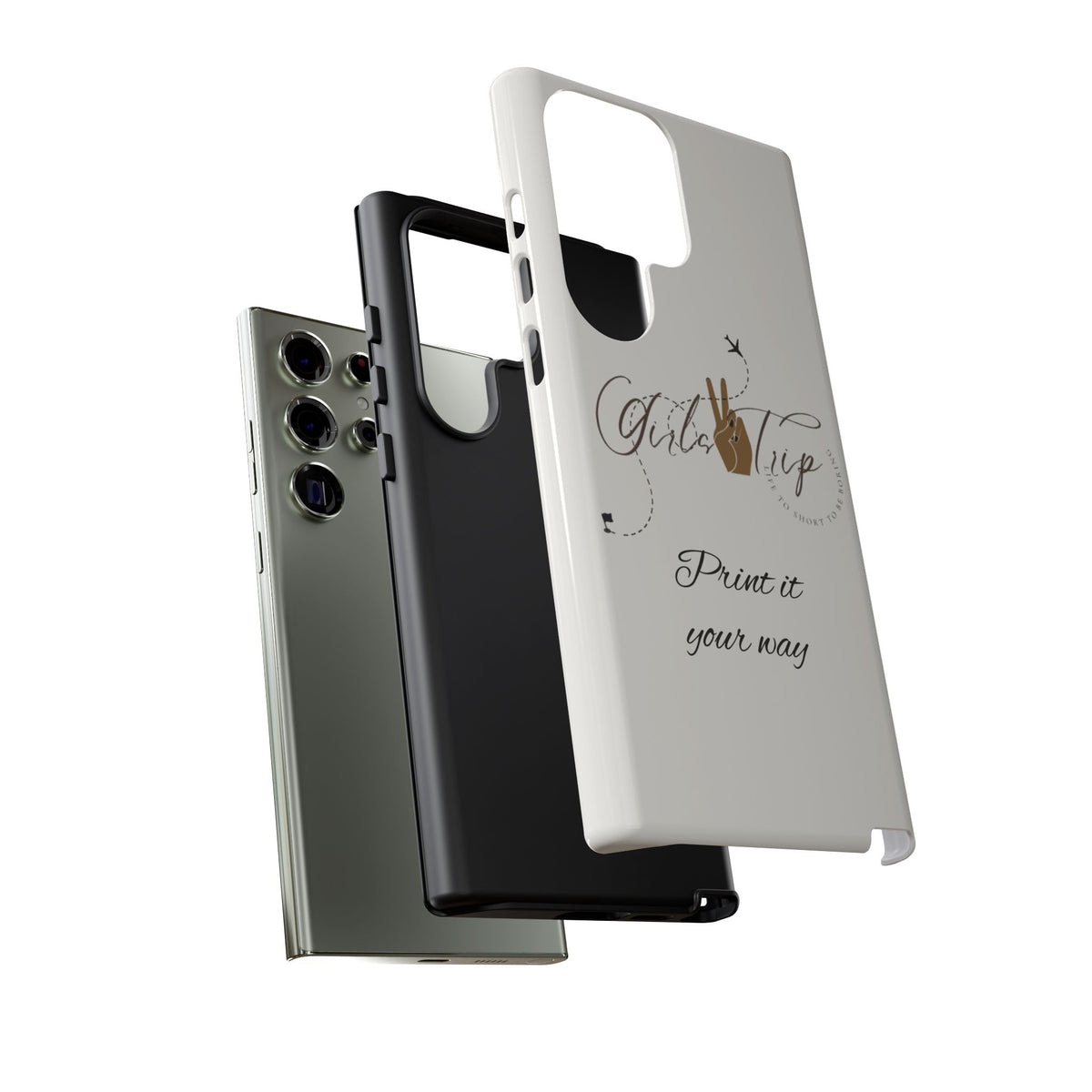 Personalized Girls Trip Phone Case – Custom Group Gift