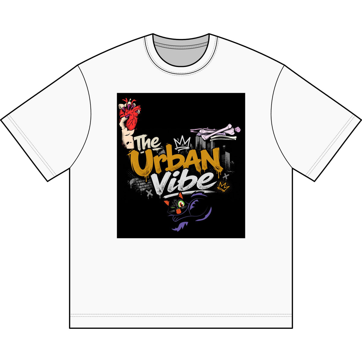 The Urban Vibe Men's Box Tee