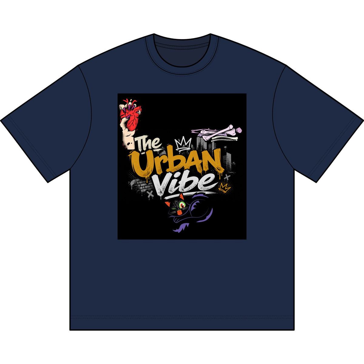 The Urban Vibe Men's Box Tee