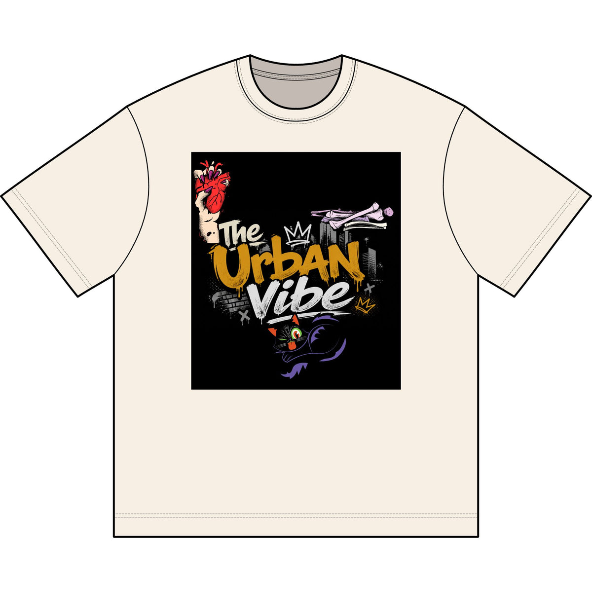 The Urban Vibe Men's Box Tee