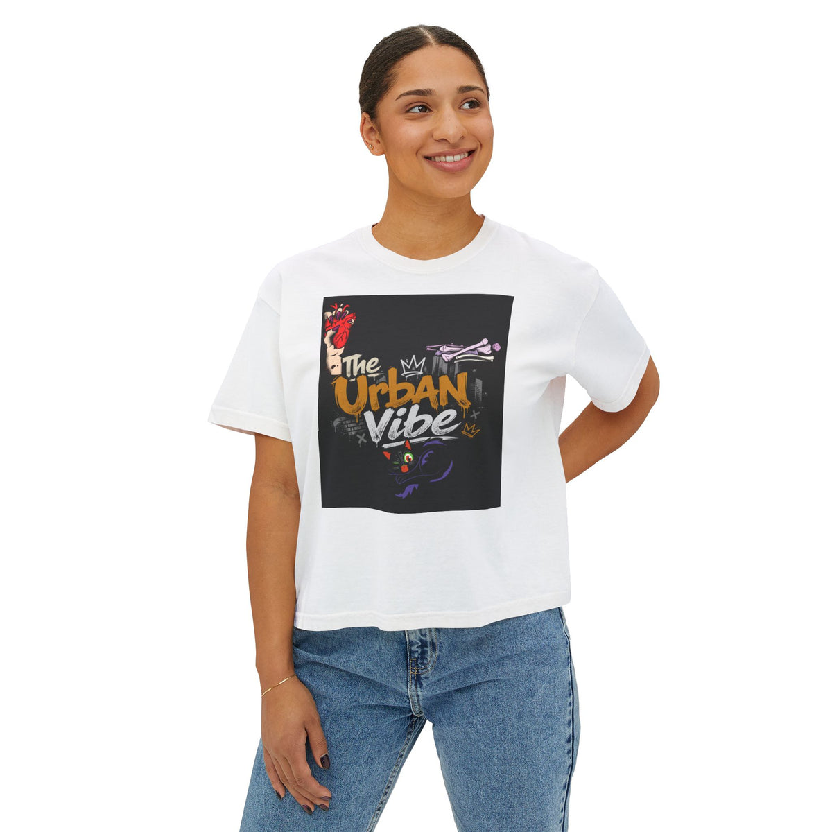 The Urban Vibe Women's Boxy Tee