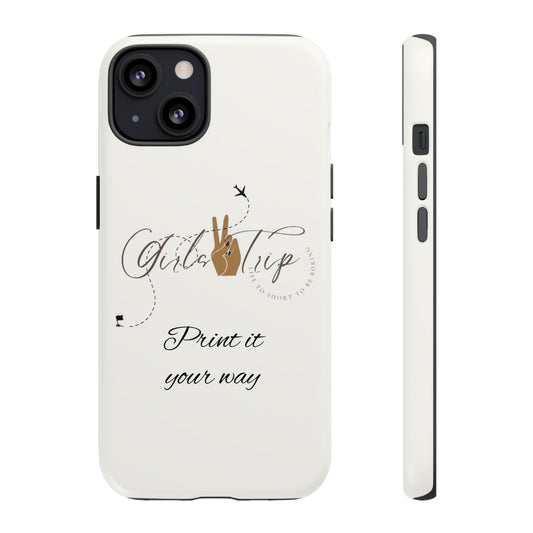 Personalized Girls Trip Phone Case – Custom Group Gift