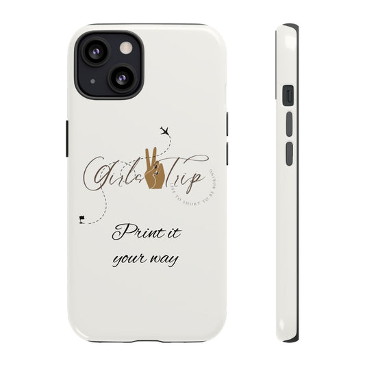 Personalized Girls Trip Phone Case – Custom Group Gift