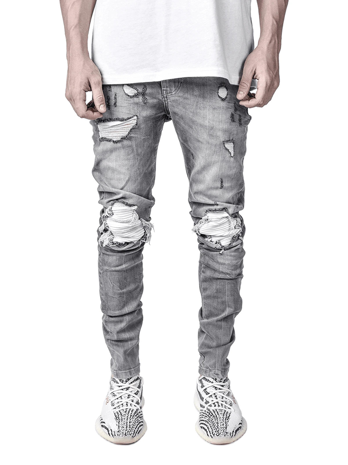 Mens Ripped Skinny Jeans