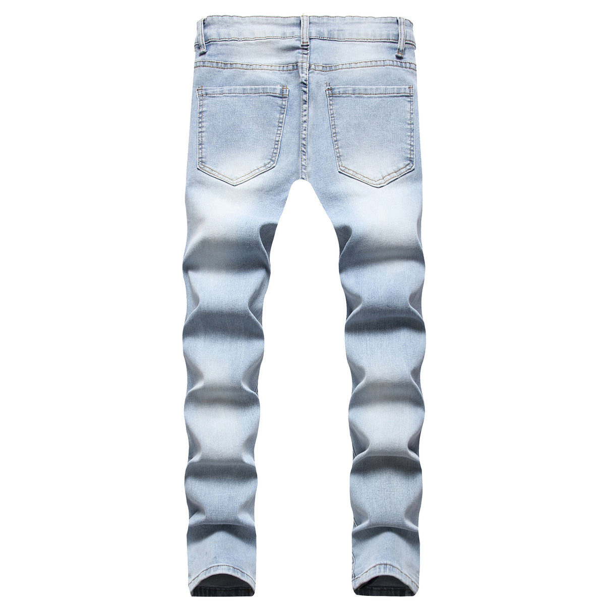 Mens Blue Ripped Jeans