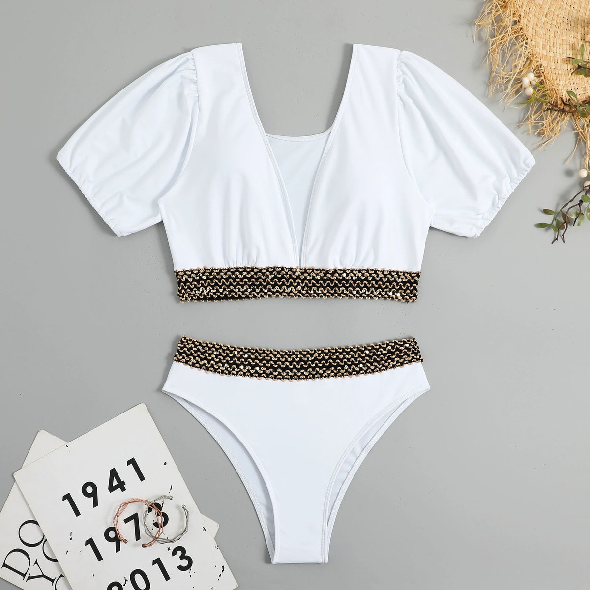 Two-piece High-waisted Swimsuit